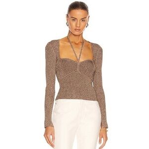 Simkhai Amelia Sweetheart Top